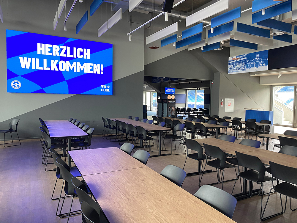 LED-Wall Darmstadt 98 Digital Signage Lösung für moderne Kommunikation